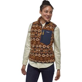 Patagonia Classic Retro-X Fleece Vest - Women's Tundra Cluster/Sisu Brown, L