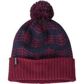 Patagonia Powder Town Beanie Evergreen Growth: Wax Red, One Size