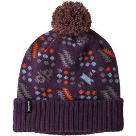 Patagonia Powder Town Beanie Icefall Knit/Deep Plum, One Size