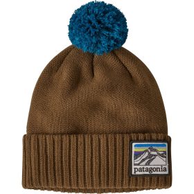 Patagonia Powder Town Beanie Line Logo Ridge/Mulch Brown, One Size