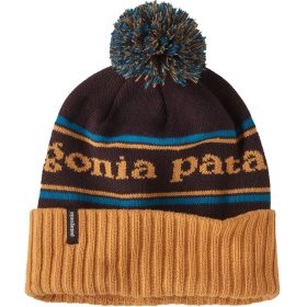 Patagonia Powder Town Beanie Park Stripe: Dried Mango, One Size