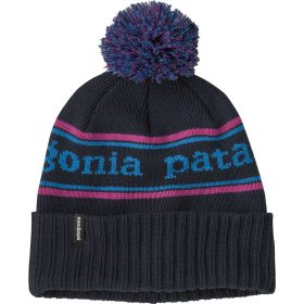 Patagonia Powder Town Beanie Park Stripe: Pitch Blue, One Size