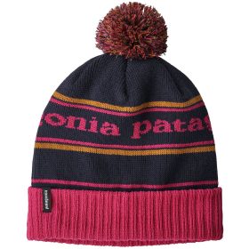 Patagonia Powder Town Beanie Park Stripe/Craft Pink/Navy Blue, One Size