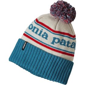 Patagonia Powder Town Beanie Park Stripe/Grecian Blue, One Size