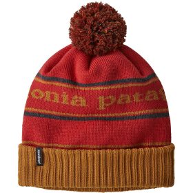 Patagonia Powder Town Beanie Park Stripe/Hammonds Gold, One Size