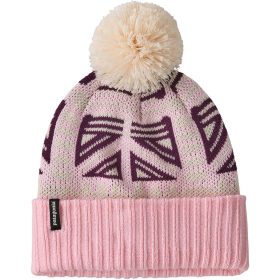 Patagonia Powder Town Pom Beanie - Kids' Snow Beam: Birch White, One Size