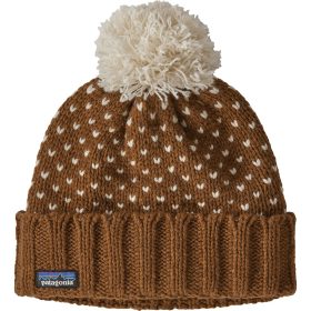 Patagonia Snowbelle Beanie Simple Dot Knit/Wood Brown, One Size