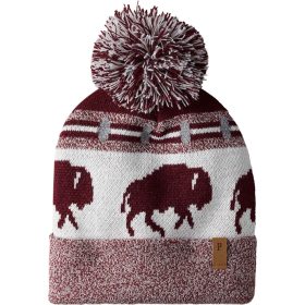 Pendleton Retro Scene Beanie Buffalo Burgundy, One Size