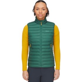 Rab Microlight Down Vest - Women's Green Slate, L