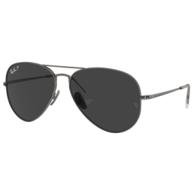 Ray-Ban Aviator Titanium RB8089 Glass Polarized Sunglasses