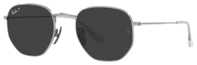 Ray-Ban Hexagonal Titanium RB8148 Glass Polarized Sunglasses
