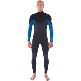 Rip Curl Dawn Patrol 3/2 Chest-Zip Wetsuit - Men's Blue, L