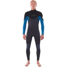 Rip Curl Dawn Patrol 4/3 Chest-Zip Full Wetsuit - Men's Blue, L