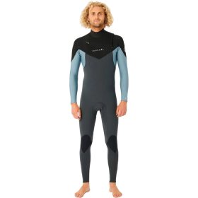 Rip Curl Dawn Patrol 4/3 Chest-Zip Full Wetsuit - Men's Mineral Blue, L