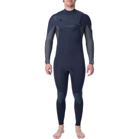 Rip Curl Dawn Patrol 4/3 Chest-Zip Full Wetsuit - Men's Stealth, XLT