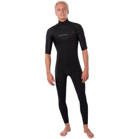 Rip Curl Dawn Patrol Performance 2/2 GB Chest-Zip SS Wetsuit - Men's Black, LS