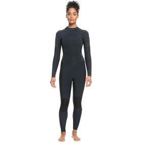 Roxy 5/4/3mm Swell Series Back-Zip GBS Wetsuit - Women's Black, 12T