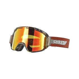 SHRED Amazify Goggles Shnerdwood Tortoise/Burn Reflect Caramel, One Size