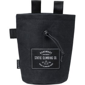 STATIC Waxed Canvas Chalk Bag Black Gridwax, One Size