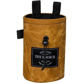 STATIC Waxed Canvas Chalk Bag Mustard, One Size