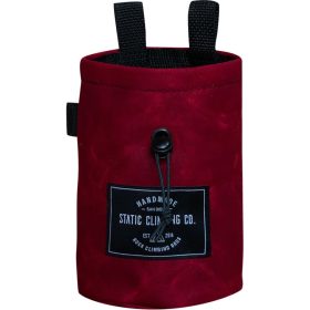 STATIC Waxed Canvas Chalk Bag Oxblood, One Size