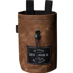 STATIC Waxed Canvas Chalk Bag Tobacco, One Size