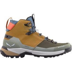 Salewa Puez Mid PTX Hiking Boot - Men's Golden Brown/Shadow, 13.0