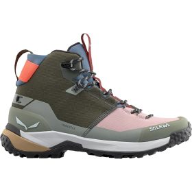 Salewa Puez Mid PTX Hiking Boot - Women's Dark Olive/Shadow, 10.0