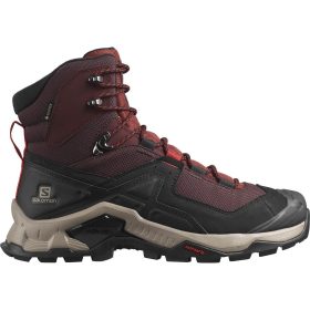 Salomon Quest Element GTX Hiking Boot - Men's Chocolate Plum/Madder Brown/Goji Berry, US 10.0/UK 9.5