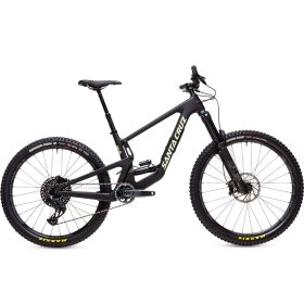 Santa Cruz Bicycles Bronson Carbon C GX Eagle AXS Mountain Bike Matte Black, S