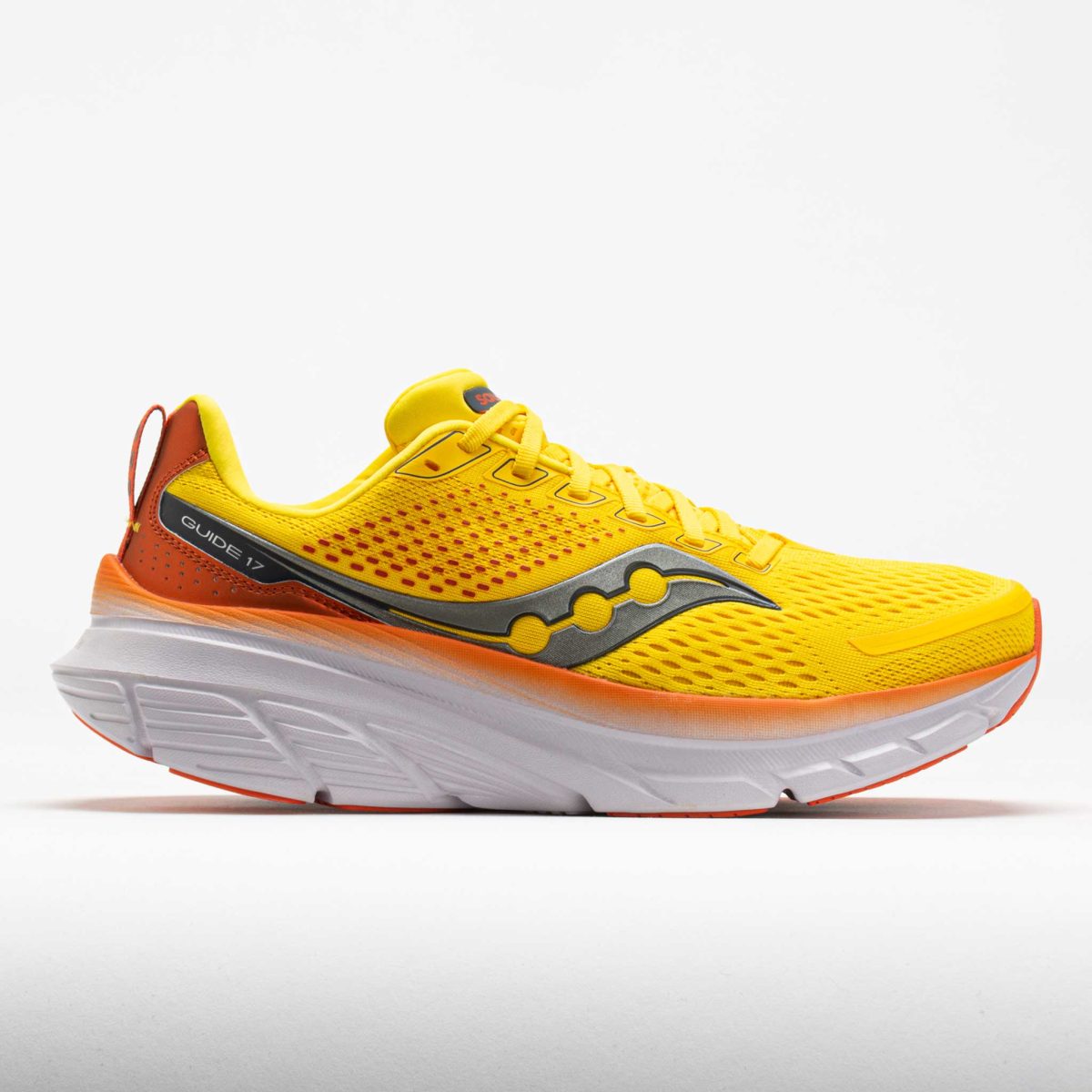 Saucony Guide 17 Men's Running Shoes Pepper/Canary