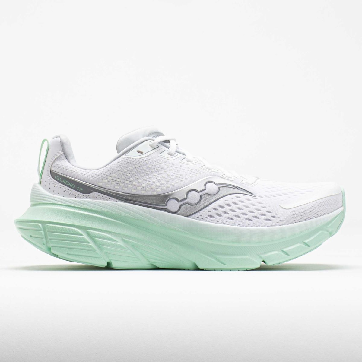 Saucony Guide 17 Women's Running Shoes White/Jade