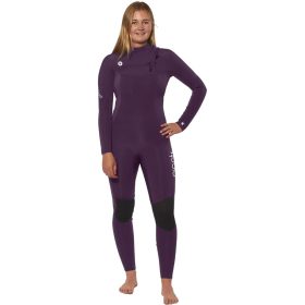 Sisstr Revolution 7 Seas 4/3mm Chest-Zip Long-Sleeve Full Wetsuit - Women's Violet, 4