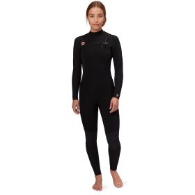 Sisstr Revolution 7 Seas 5/4 Chest Front Full Zip Wetsuit - Women's Solid Black, 4