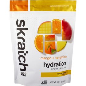 Skratch Labs Hydration Sport Drink Mix - 20-Serving Bag Mango Tangerine, 20-Serving Resealable Pouch