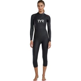 TYR Hurricane CAT1 Wetsuit - Women's Black/Orchid, S/M