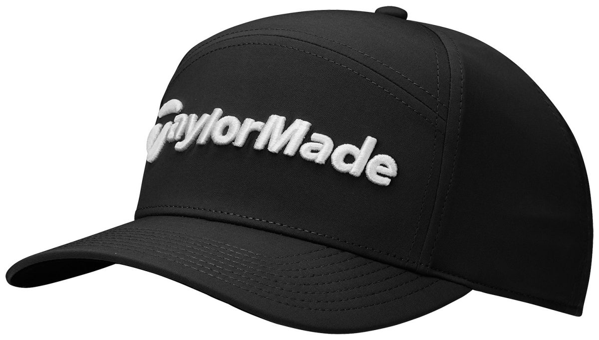 TaylorMade 5 Panel Snapback Men's Golf Hat - Black