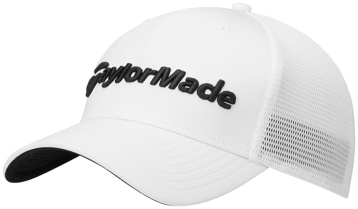 TaylorMade Cage Men's Golf Hat - White, Size: Small/Medium