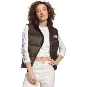 The North Face 1996 Retro Nuptse Vest - Women's New Taupe Green/Coal Brown, L