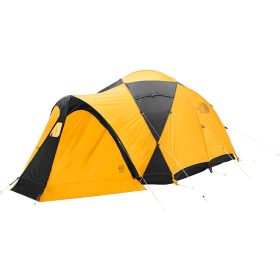 The North Face Bastion 4 Tent: 4-Person 4-Season Summit Gold/Asphalt Grey, One Size