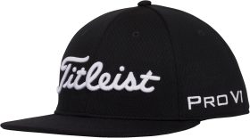 Titleist Tour Elite Flat Bill Men's Golf Hat 2024 - Black