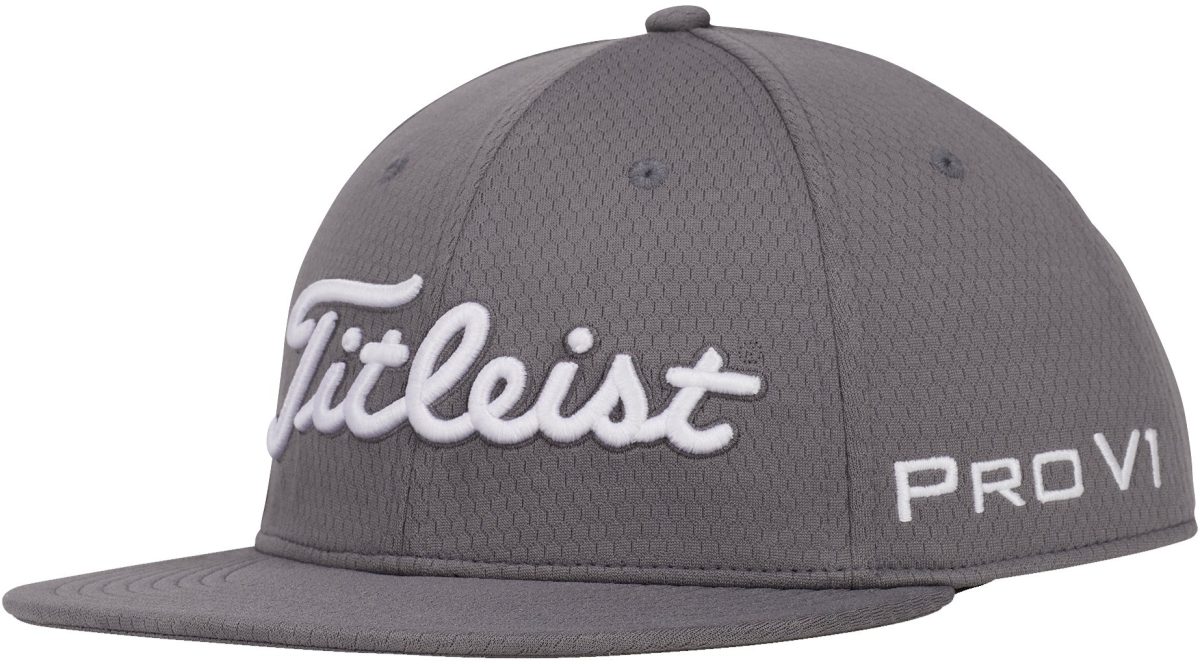 Titleist Tour Elite Flat Bill Men's Golf Hat 2024 - Grey