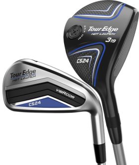 Tour Edge Hot Launch C524 Hybrid Combo Iron Set 2024 - RIGHT - REG - 4H,5H,6-PW - Golf Clubs