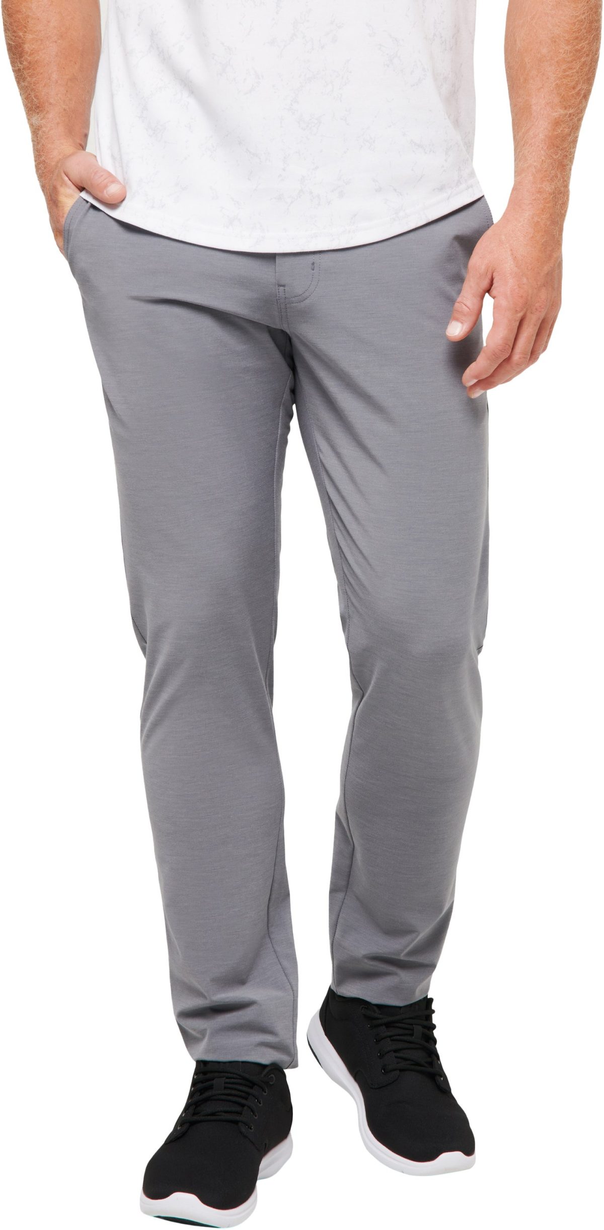 TravisMathew Open to Close Tech Chino Men's Golf Pants - Grey, Size: 30