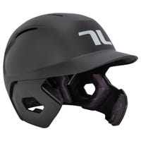 Tucci Potenza Batting Helmet w/ Jaw Flap in Matte Black Size Large/X-Large (Right Handed Batter)