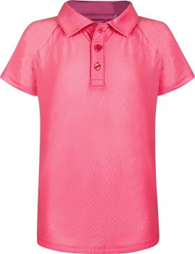 Turtles & Tees Junior Girls Reagan Cap Sleeve Golf Polo - Red, Size: X-Small (4T)