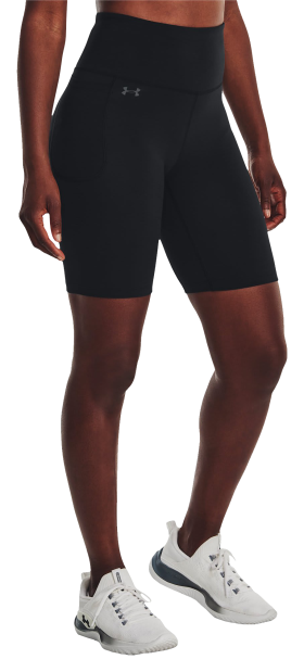 Under Armour Motion Bike Shorts for Ladies - Black/Jet Gray - S