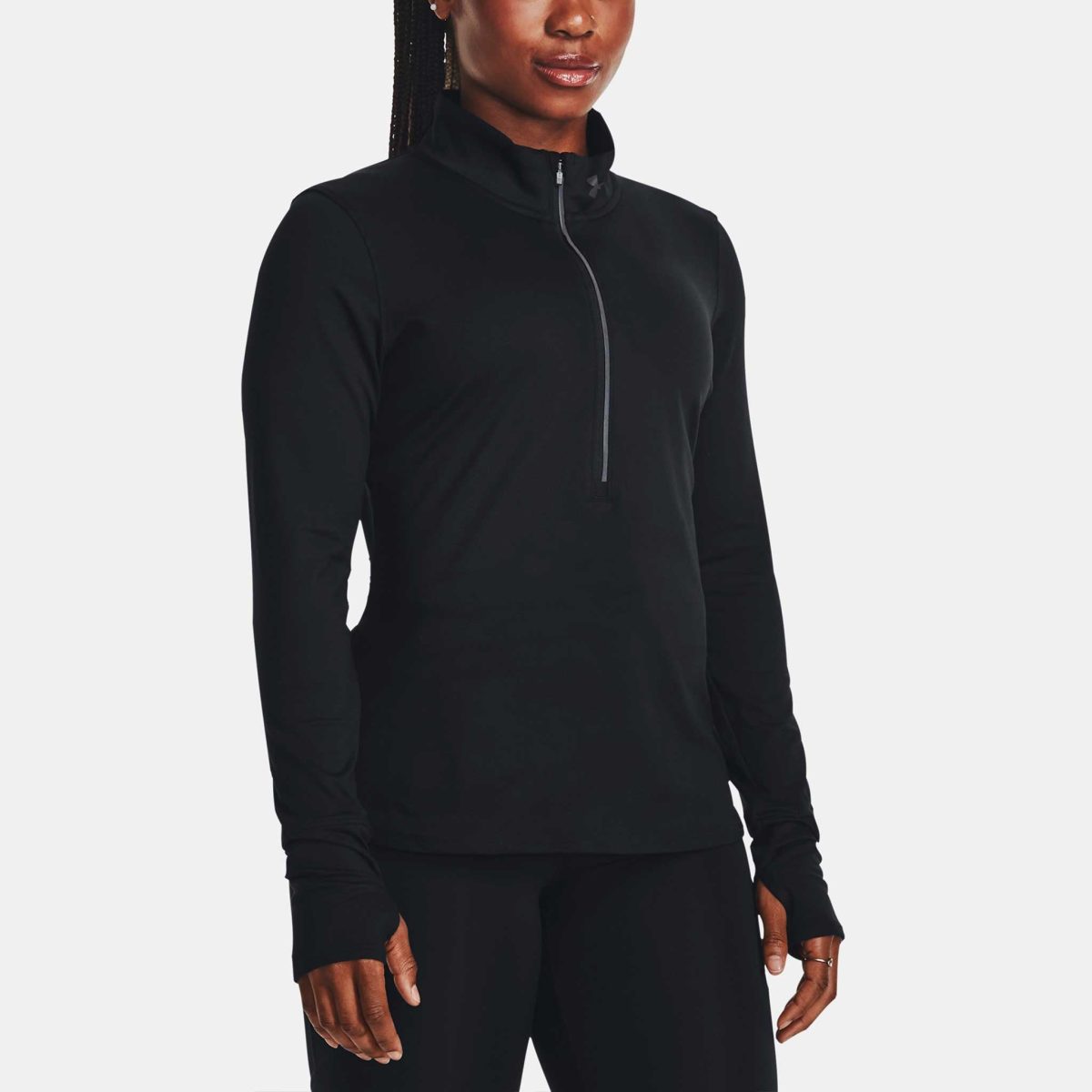 Under Armour Qualifier Run 1/2 Zip Women's Running Apparel Black