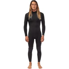 Vissla 7 Seas 4/3 Back-Zip Full Wetsuit - Men's Black, M