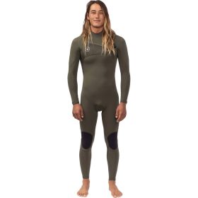 Vissla 7 Seas 4/3 Full Chest Zip Long-Sleeve Wetsuit - Men's Army, M